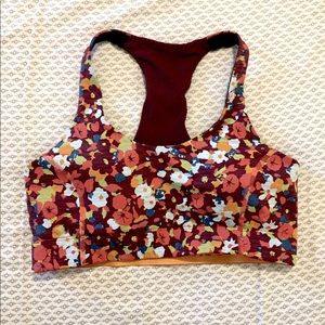Outdoor Voices Floral Sports Bra